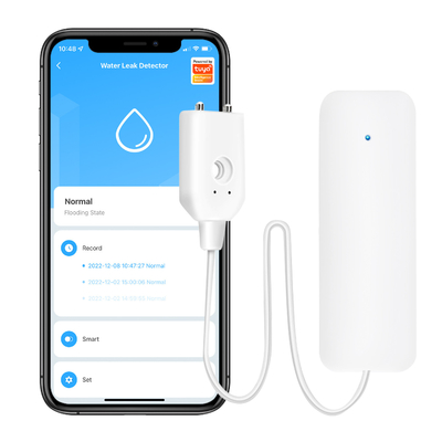 Tuya Smart Wifi Sensor de vazamento de água Detector de inundações Smart life APP Alertas de notificação Alarme Segurança doméstica