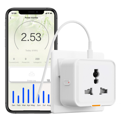 comprar Tuya Universal Socket Tipo-C tomada 16A WiFi RF433 Adaptador de viagem Tuya Smart Home Plug Fabricação em linha