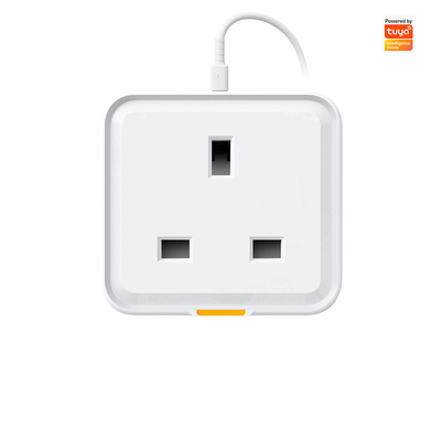 comprar Tuya Smart Home Plug: Adaptador de viagem de tomada do Reino Unido com Tipo-C, 16A WiFi RF433, App & Voice Control, compatível com Alexa Fabricação em linha