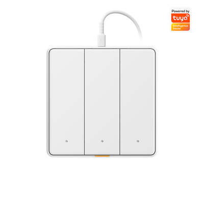 Tuya WIFI touch Switch Smart home com tipo C Timing Voice App Alexa, Google Home RF433 Smart EU Switch de botão de luz de parede