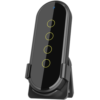 Bom preço Tuya ZigBee 4 Gang Smart Scene Switch 12 cenas personalizadas, controle táctil, operação remota, Smart Life App compatível on-line