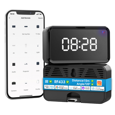 Bom preço WiFi IR RF433 Smart Universal Remote Control para TV de ar condicionado e mais com Alexa Google Voice Control e integração Tuya on-line