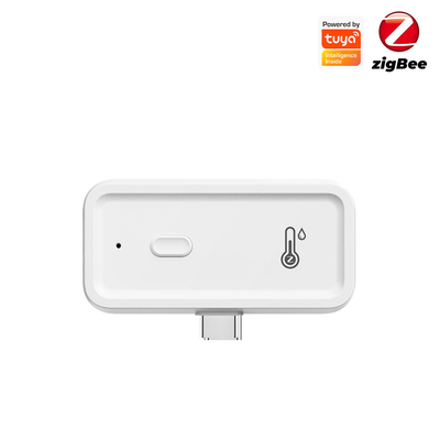 Bom preço Tuya Zigbee WiFi Smart Humidity and Temperature Monitor, termômetro de higrômetro sem fio para uso interno, compatível com Alexa e Google Assistant on-line