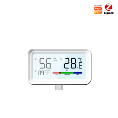 Bom preço Tuya ZigBee Wireless Hygrometer e Sensor de Termômetro ️ Monitoramento remoto, controle de aplicativo, Alexa e Google Home Compatível on-line