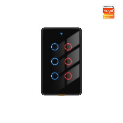 Bom preço Tuya Smart WiFi 6 Gang Light Switch Sem fio neutro, tempo, controle de voz, RF433, compatível com Alexa e Google Home on-line