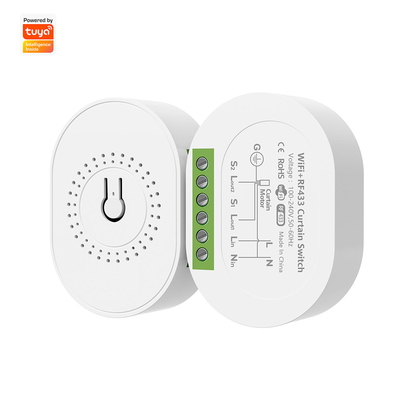 Bom preço SMATRUL Tuya WiFi RF433 Smart Curtain Switch Module, projetado para persianas elétricas, funciona para Alexa e Google Home on-line