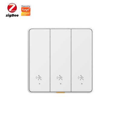 Bom preço Tuya ZigBee Radar Sensor de Movimento Comutador Sensor Não Neutro Smart Home UE Botão de Luz de Parede Desligado Não Aplicativo de Temporização de Capacitor on-line