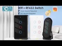 Interruptor Wi-Fi 6gang RF433