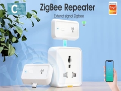 Tuya ZigBee Repeater Tipo-C Reforçador sem fio via Amplificador de sinal Smart Zigbee Extender de sinal