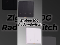 Tuya ZigBee Radar Sensor de Movimento Comutador Sensor Não Neutro Smart Home UE Botão de Luz de Parede Desligado